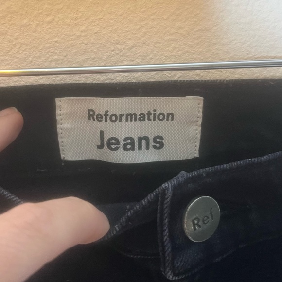 Reformation Black Skinny Jeans 27 - Picture 6 of 10